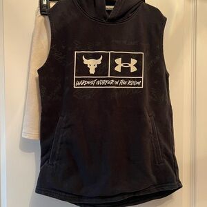 Under Armour Sleeveless Hoodie with matching shorts
